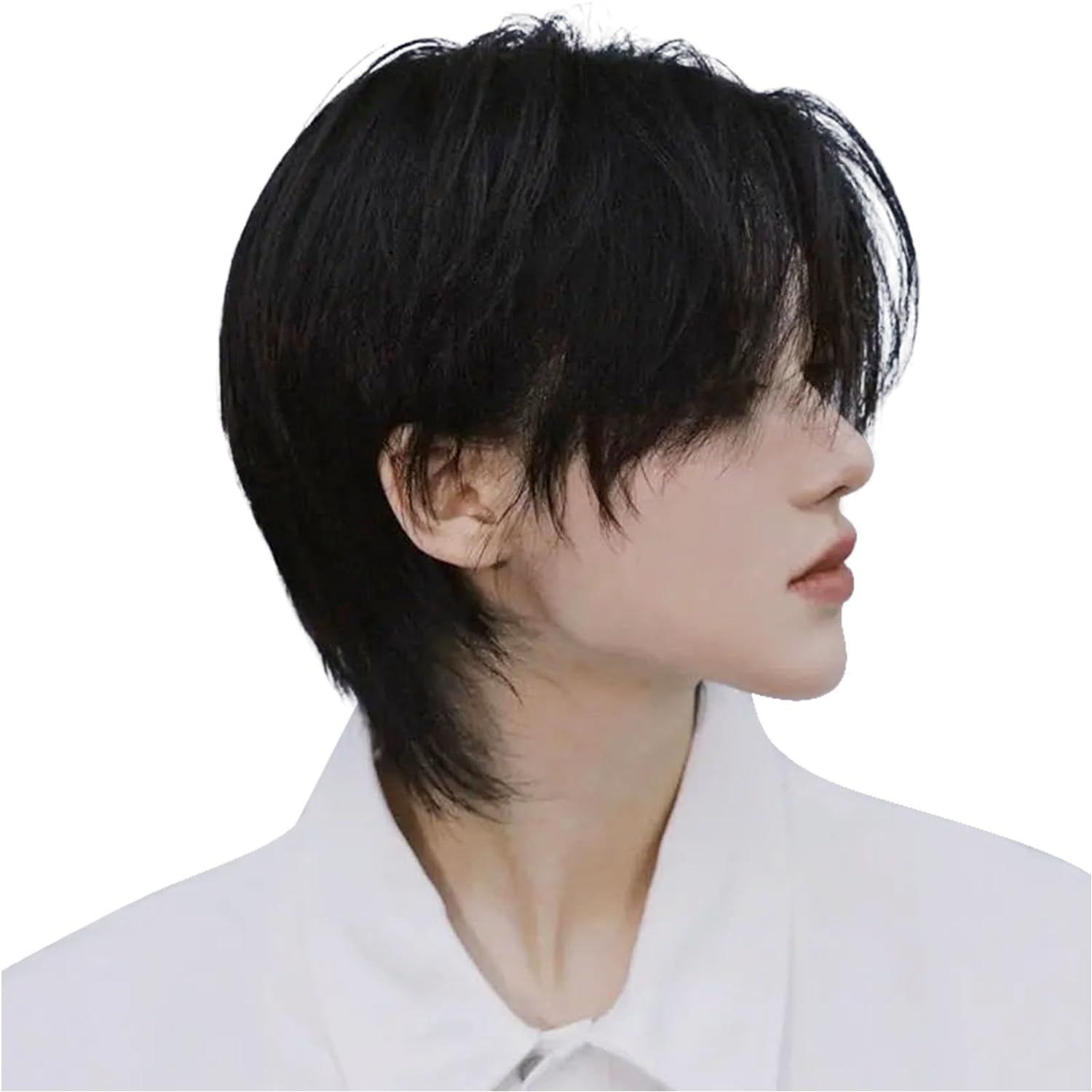 『在庫処分』 コスプレ イメチェン 普段使い イケメン 金髪 黒髪 カツラ ピンク 男女兼用 ウルフ 自然 男装 小顔 耐熱 メンズ 人気 派手髪 ウィッグ 假 バレない Peacoco ネット付