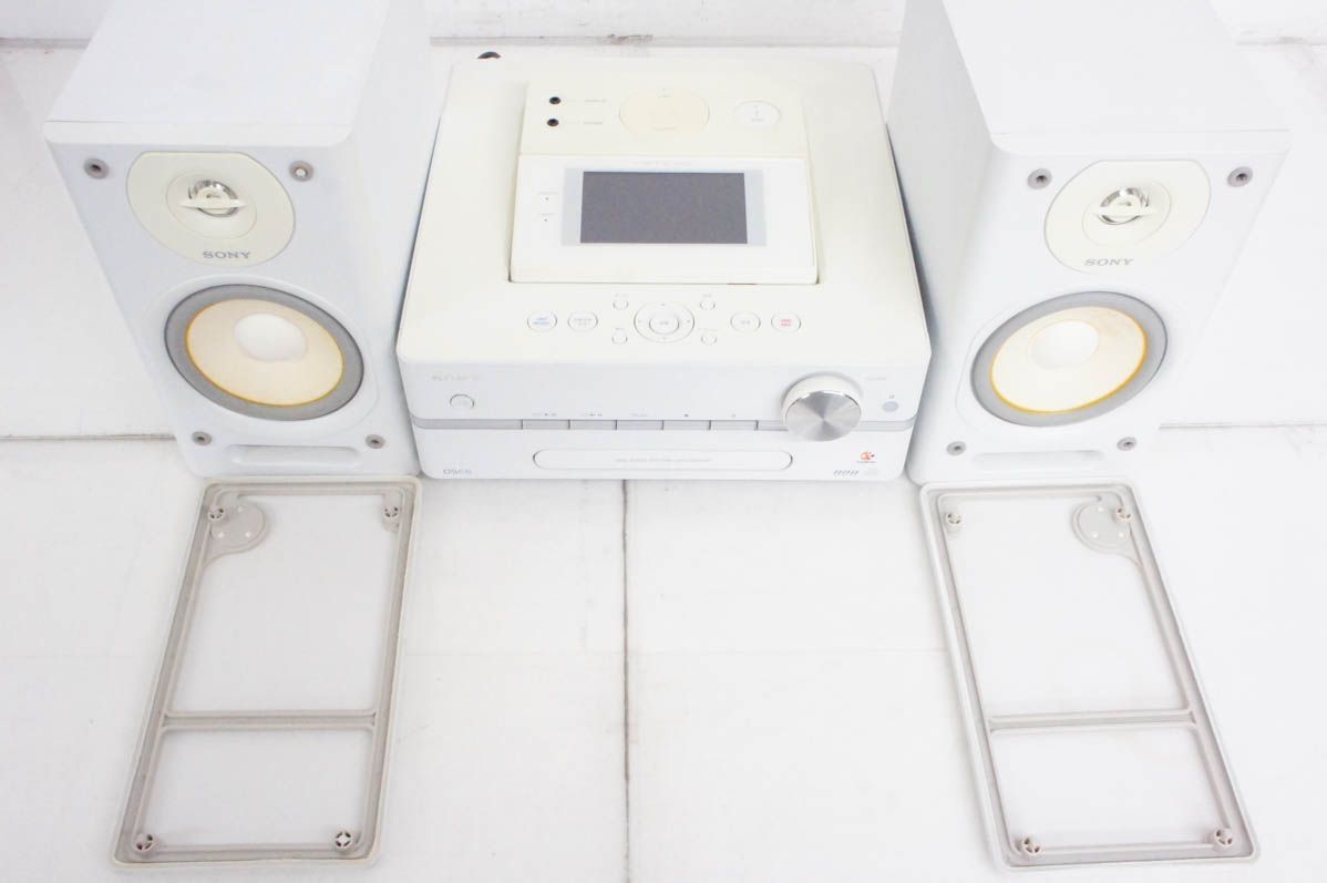 【SONY】SoundGate CD MDミニコンポ（リモコン付き） SONY】SoundGate CD MDミニコンポ（リモコン&取説付き） （SONY