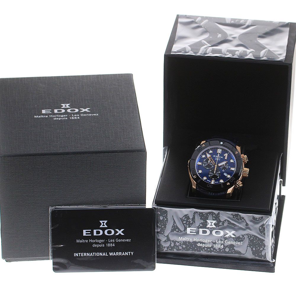 エドックス EDOX 10242 クロノオフショア1 デイト クロノグラフ