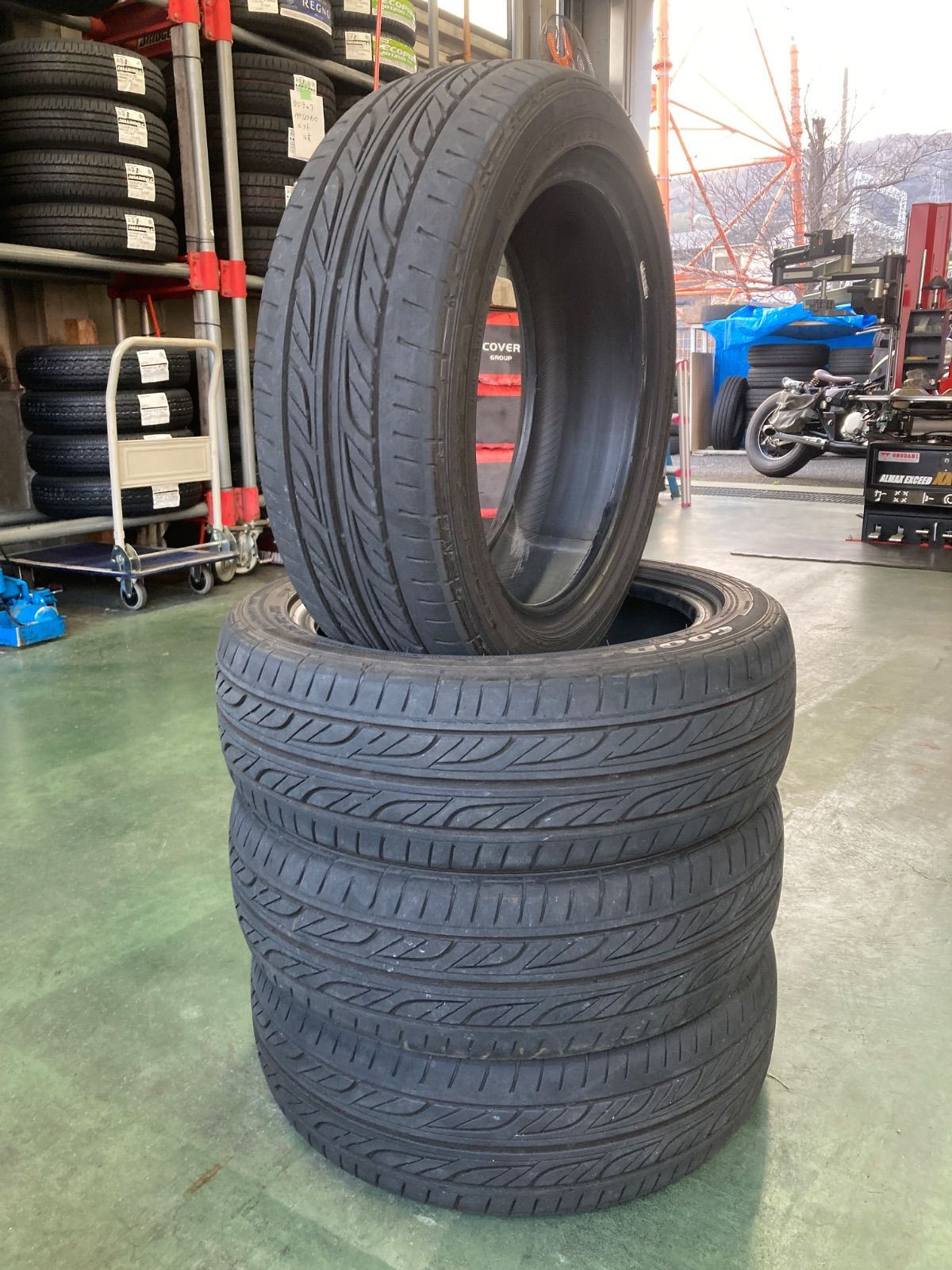 165 55R14 グッドイヤー サマータイヤ４本セット