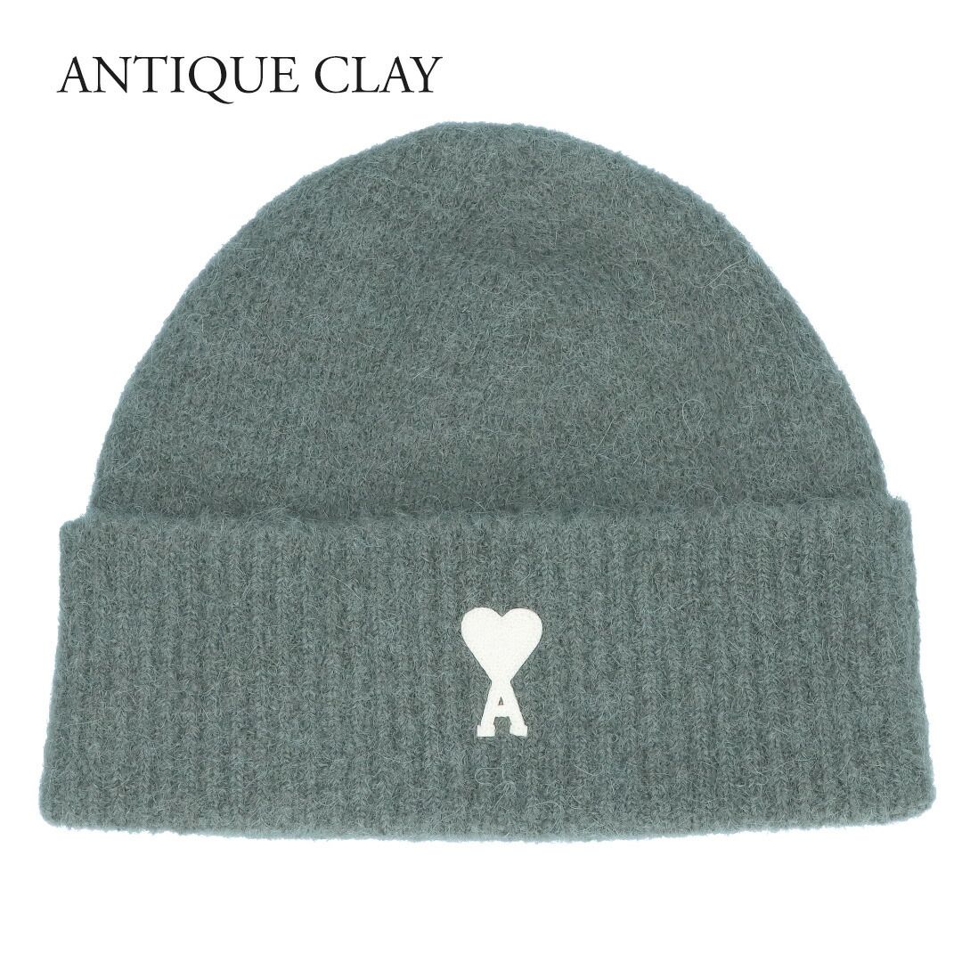 アミパリス ヘアリーアルパカニットビーニー　ニット帽 アミパリス AMI PARIS KNIT HAT 帽子 ニット帽 アルパカ ニット