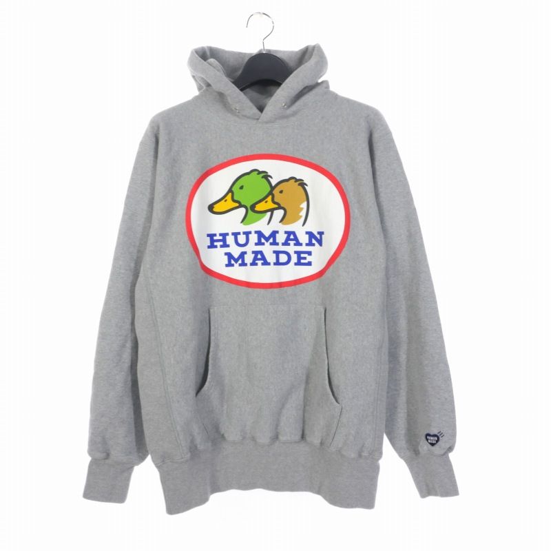 【超レア】HUMAN MADE フーディ Dry Alls ビッグロゴ オレンジ メルカリ