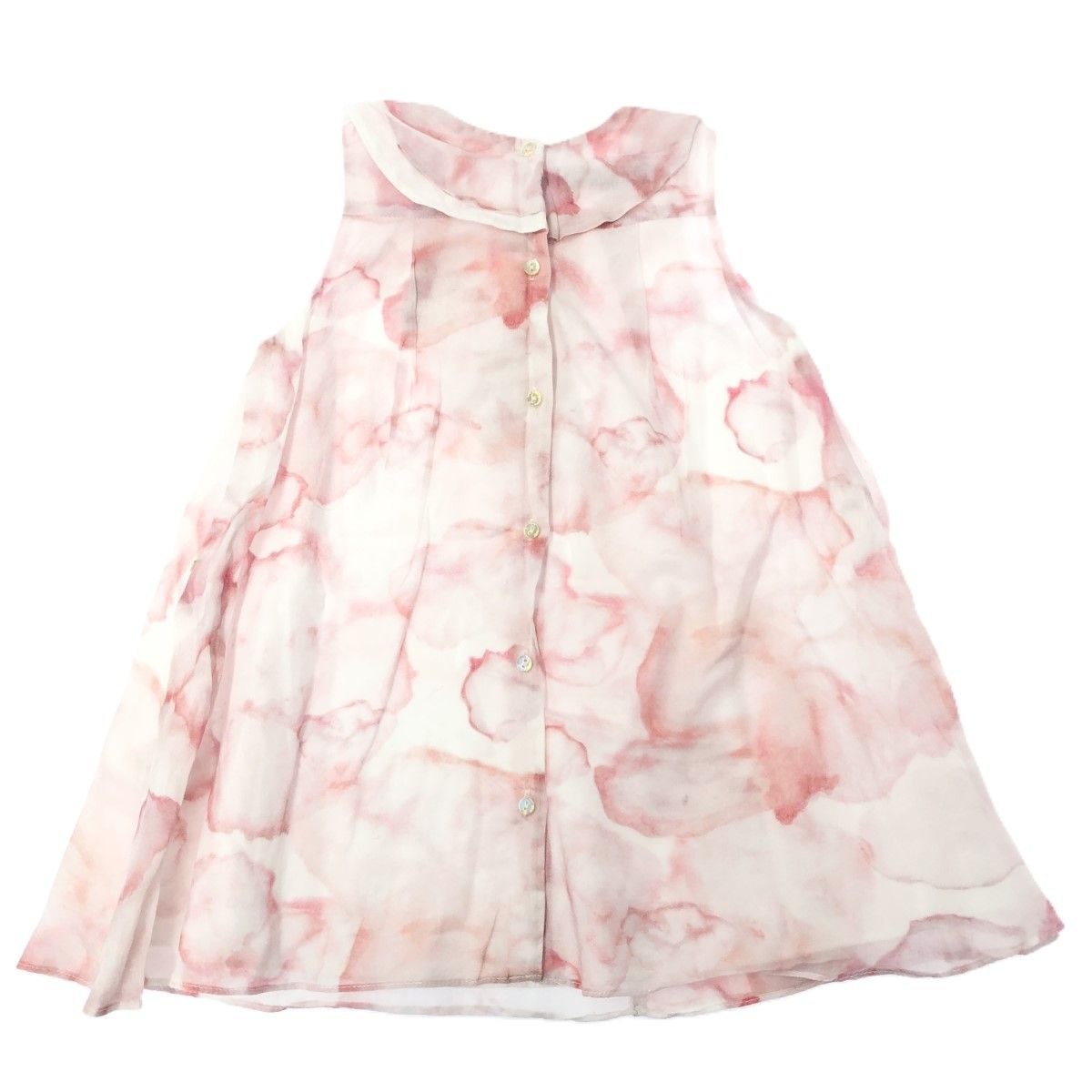 baby Dior ベビーディオール 総柄 フリル ノースリーブ ワンピース