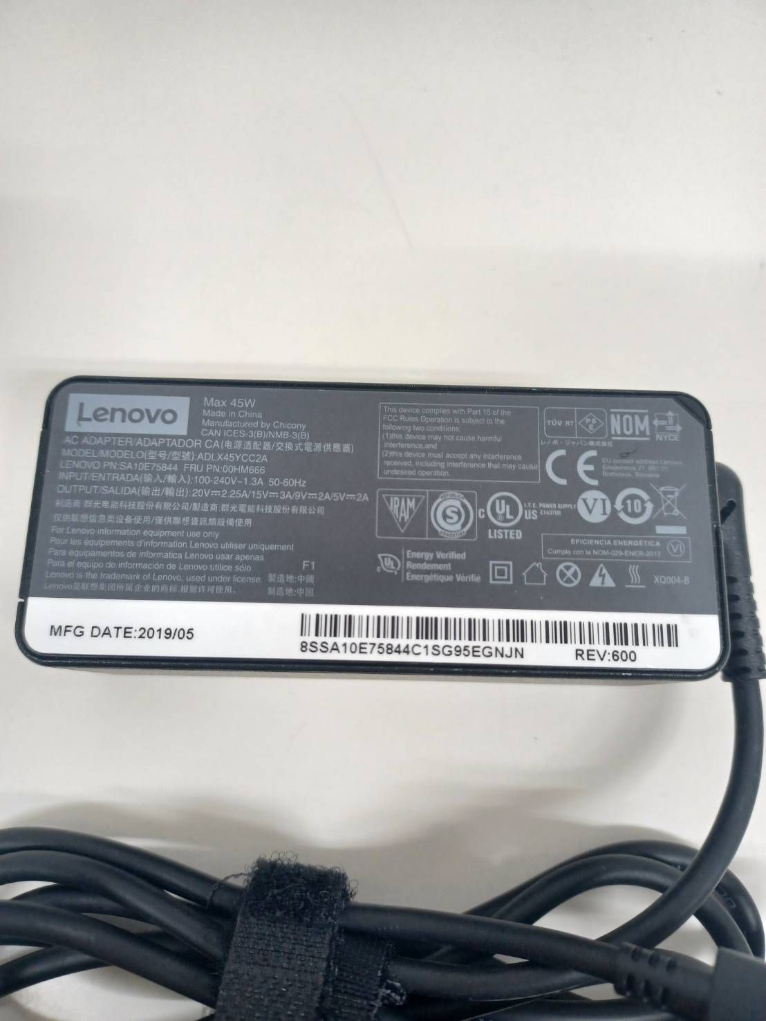 Lenovo 純正 ACアダプター 出力:20V-2.5A/Max 45W 5個セット！ - メルカリ