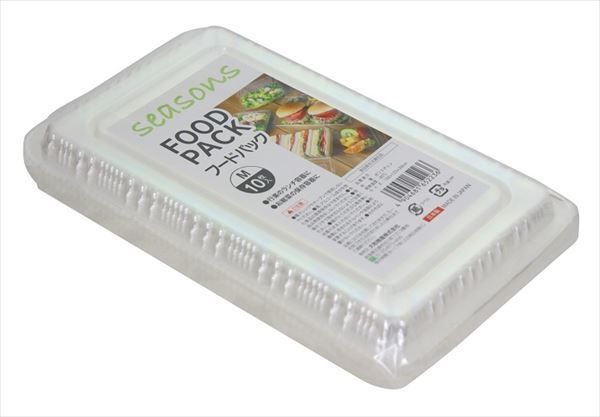 まとめ買い-100点セット シーズンズ フードパックＭ １０枚 大和物産 使い捨て食器 コップ