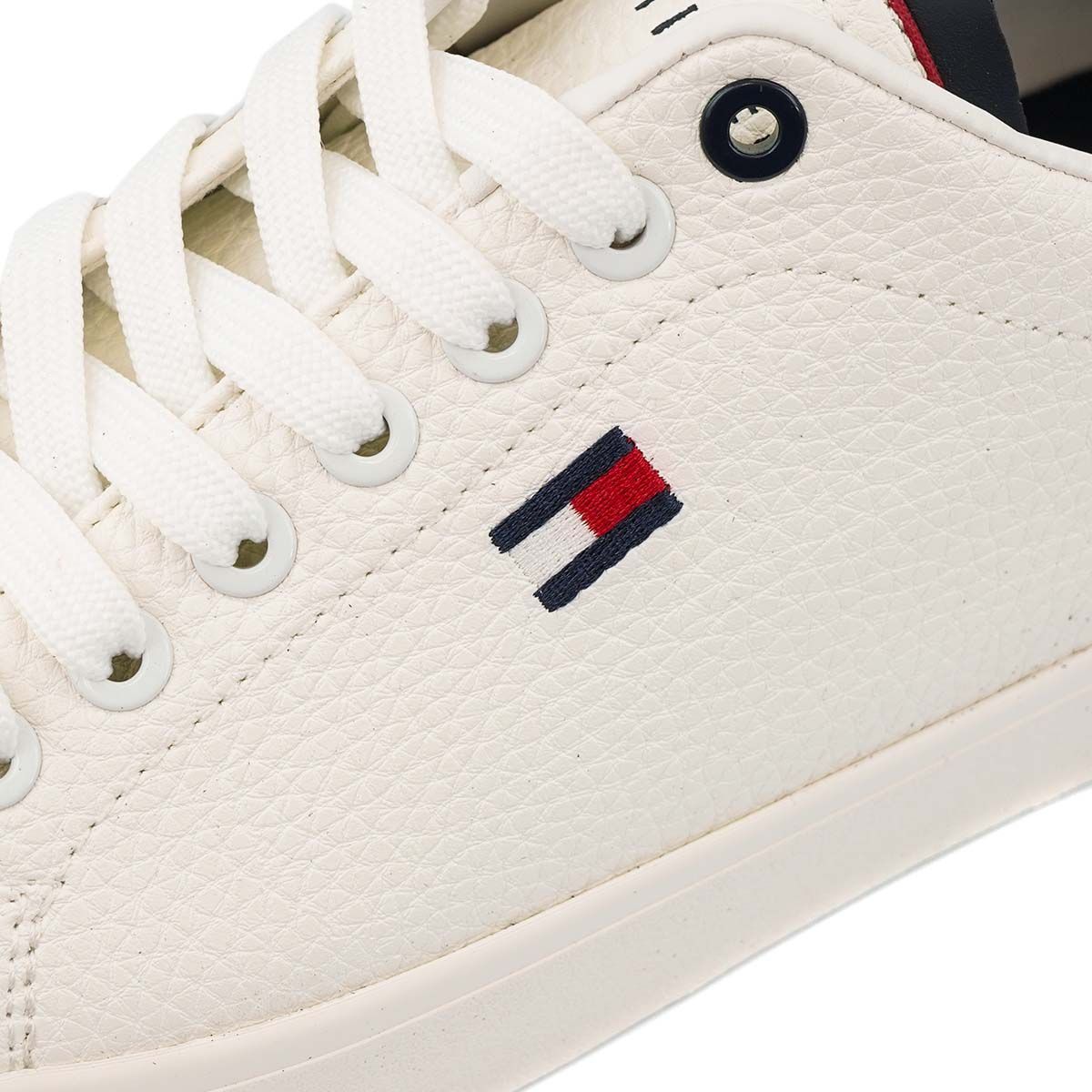 スニーカー TOMMY HILFIGER REZZ ローカット ホワイト×マルチ