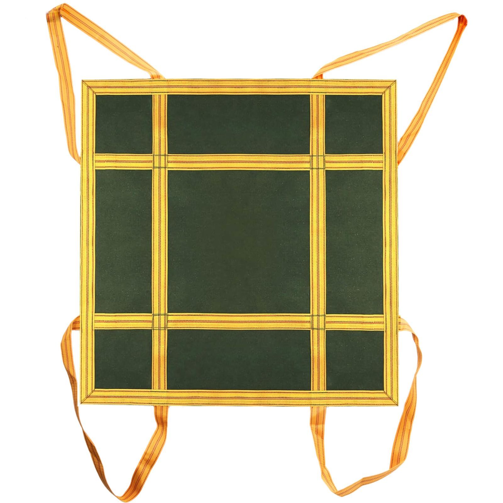 シートモッコ ㎝ 四耳正方形 耐荷重2.5 t 繰り返し使用できる 摩耗に強い 八点吊りタイプ モッコタスキ 強靭 頑丈 イージーモッコ 軽量強力布モッコ もっこ セメント 木材 砂利 建築材料 廃材の吊り上げと荷揚げに使用 工事現場 重物吊