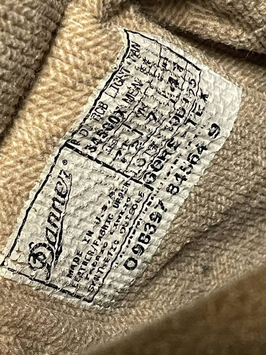 白タグ 7.5EE DANNER ダナー 34500X DJ BOB LIGHT TAN ボブライト