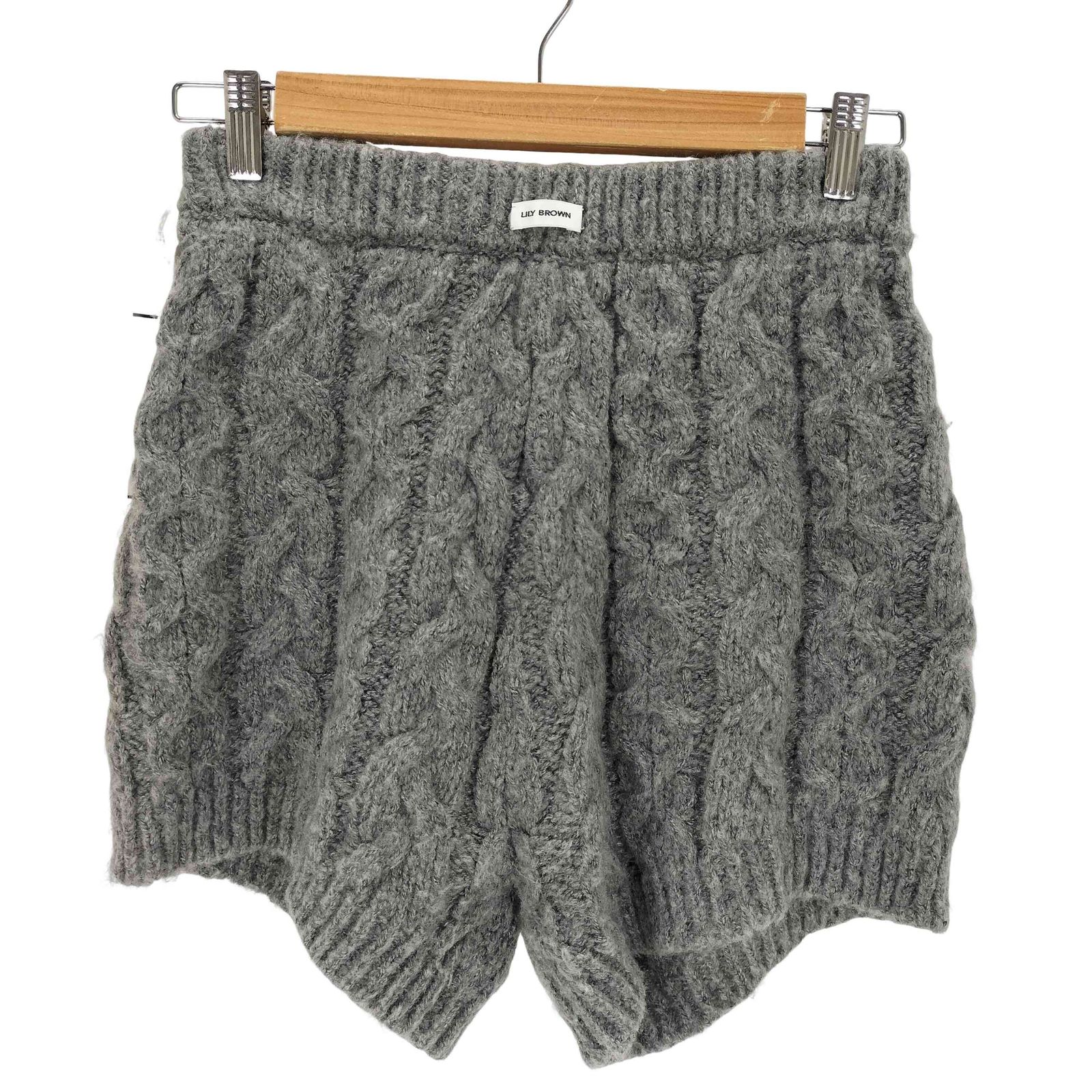 【新品未使用】LILY BROWN バリエーションニットショートパンツ リリーブラウン LILY BROWN バリエーションニットショートパンツ