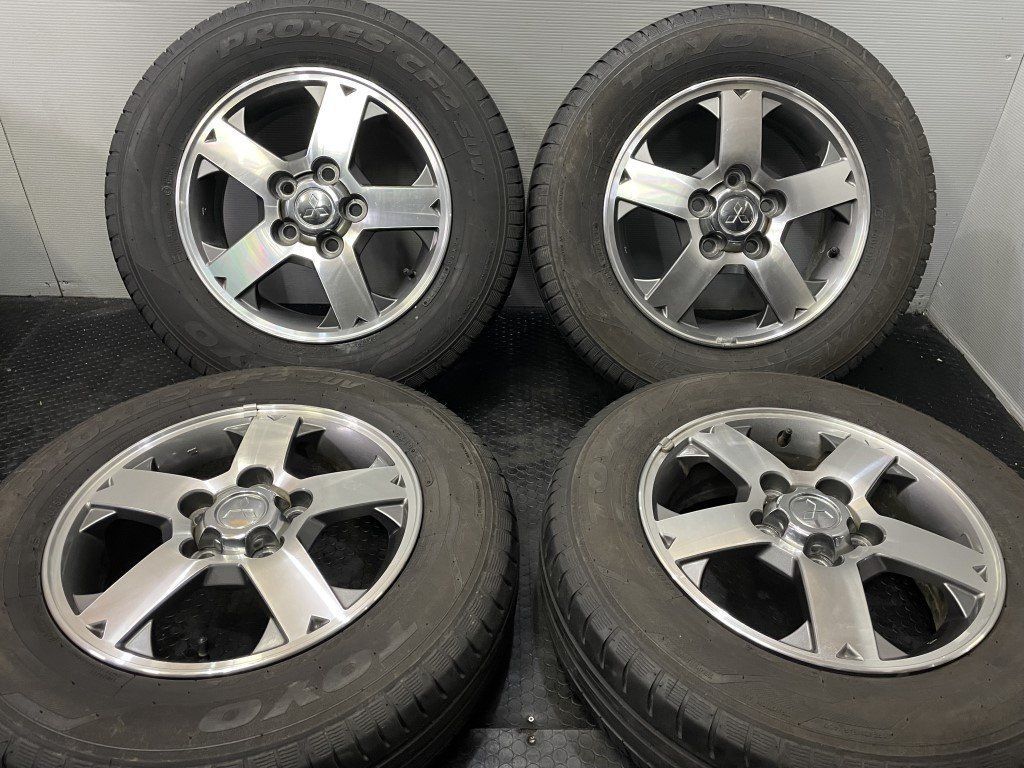 【TOYO PROXES CF2 SUV 175/80R15】夏タイヤ【三菱 パジェロミニ 純正ホイール 15インチ 5.5J5HPCD114.3+46】20年製 バリ溝　(MTK263) クレジットカード QRコード決済可能 TOYO PROXES CF2 SUV 175/80R15】夏タイヤ【三菱 パジェロミニ 純正