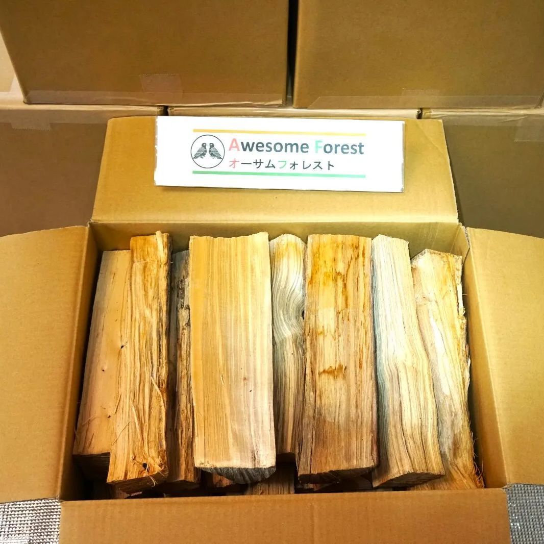 SALE】広葉樹乾燥薪【120サイズ×10箱】 - メルカリ 