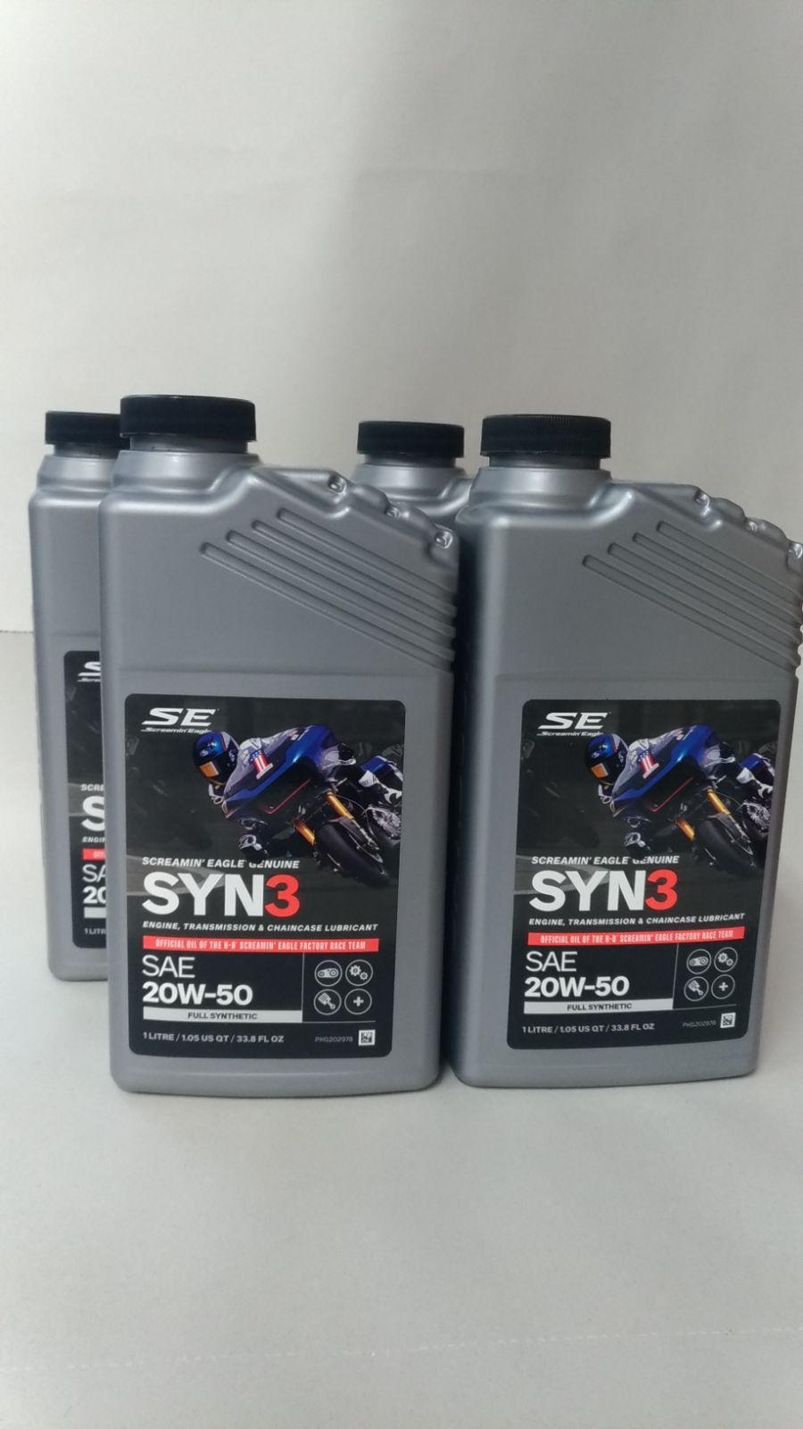 H-D純正オイル SYN3 シンスリー 62600021 4本セット