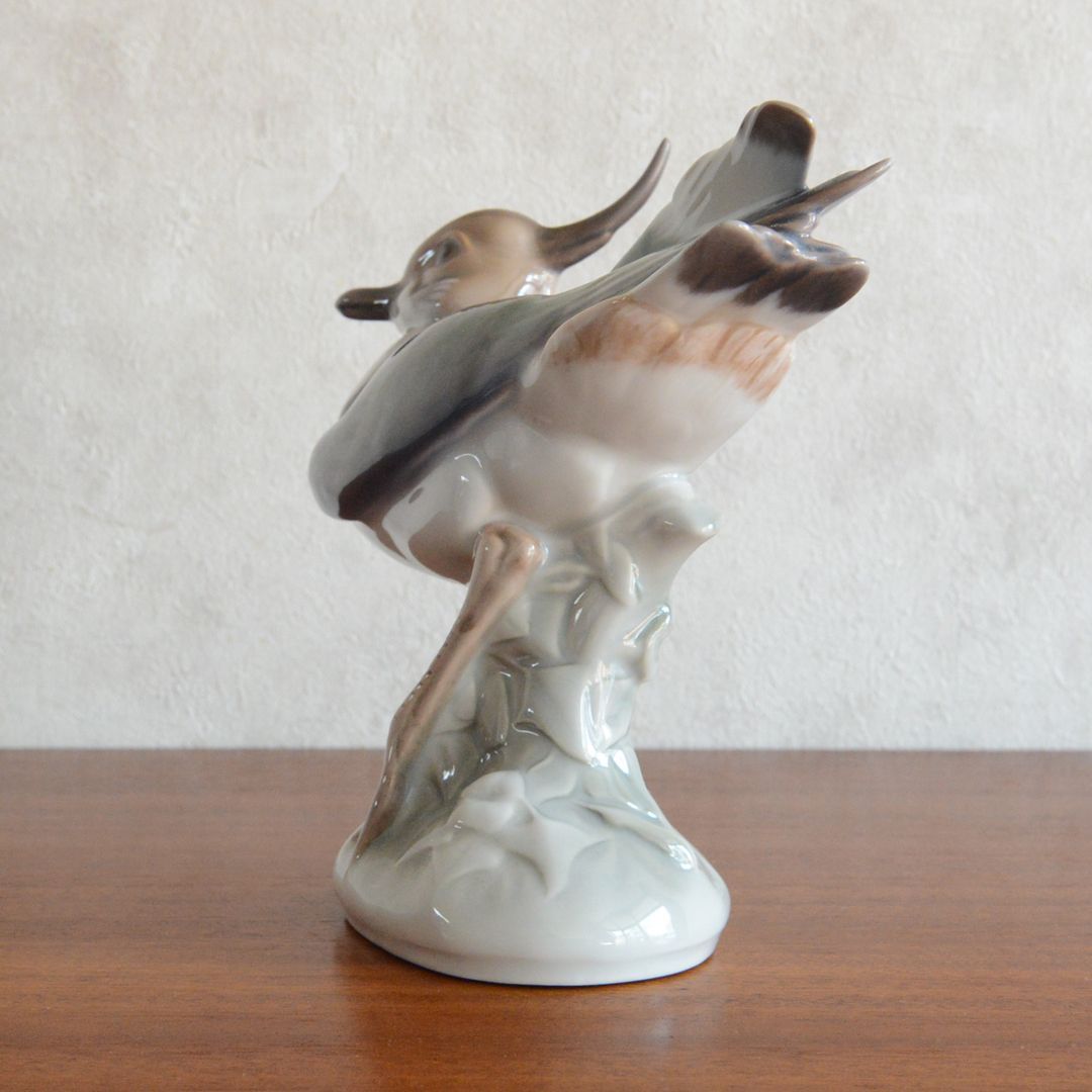 B&G ビングオーグレンダール フィギュリン Northern Lapwing タゲリ