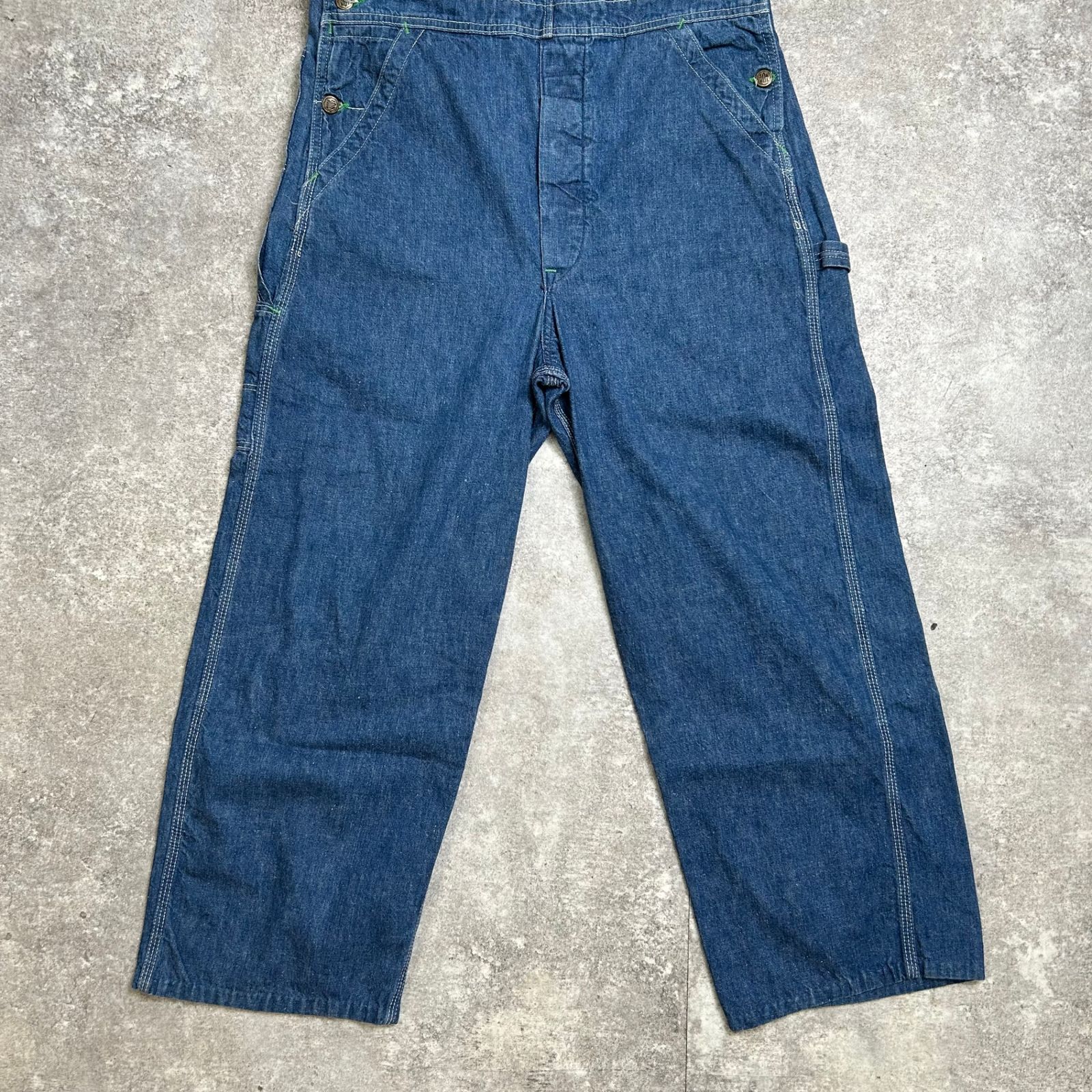 TUFNUT　70年代　W34L334　オーバーオール　ブルー 60's 60s TUFNUT オーバーオール タフナット ツナギ