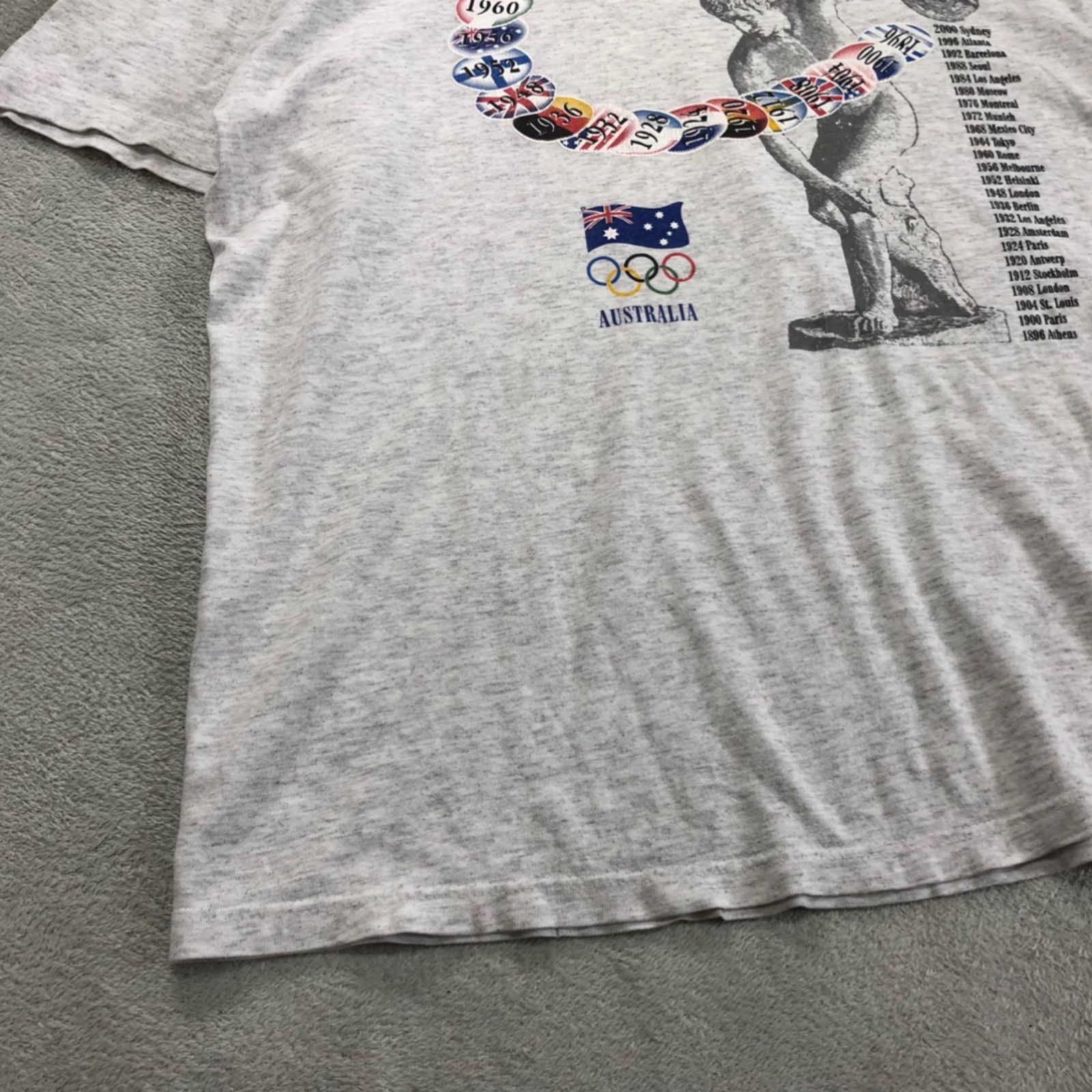 シドニーオリンピック プリントTシャツ シングルステッチ 
