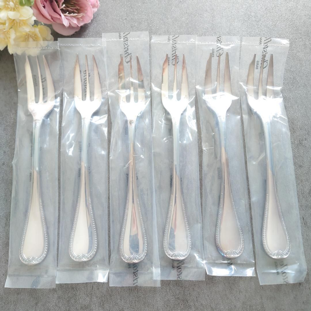 クリストフル マルメゾン 未開封 ケーキフォーク 6点