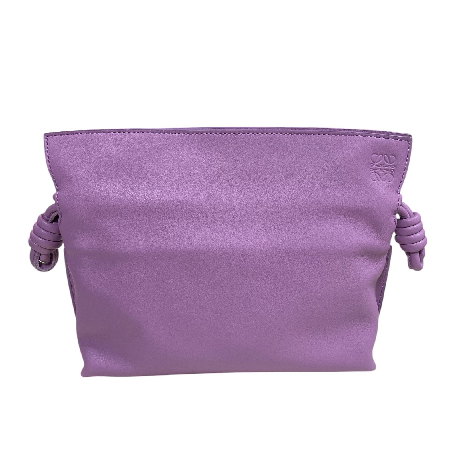 【希少】ロエベ　フラメンコ　パープル LOEWE ロエベ フラメンコ22 ショルダーバッグ レザー パープル