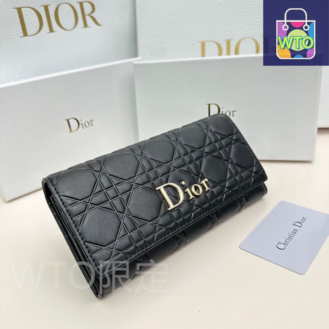 今日特価】Dior ディオール 最新人気ウォレット 輸入小牛皮で