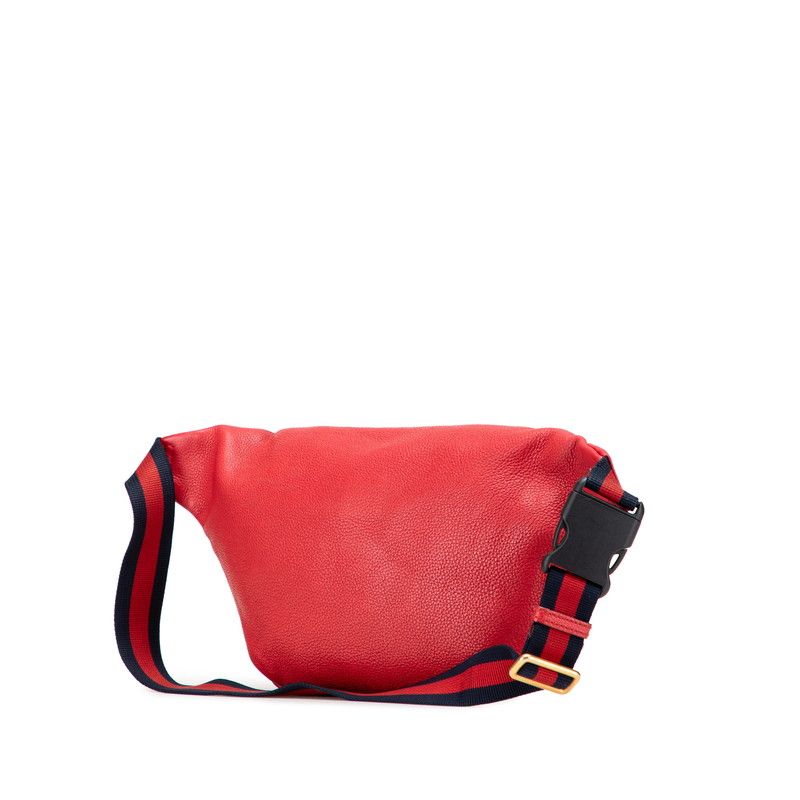 GUCCI GG柄 シェリーライン ボディバッグ ウエストポーチ 希少 レッド グッチ シェリーライン ロゴプリント ウエストバッグ ボディ