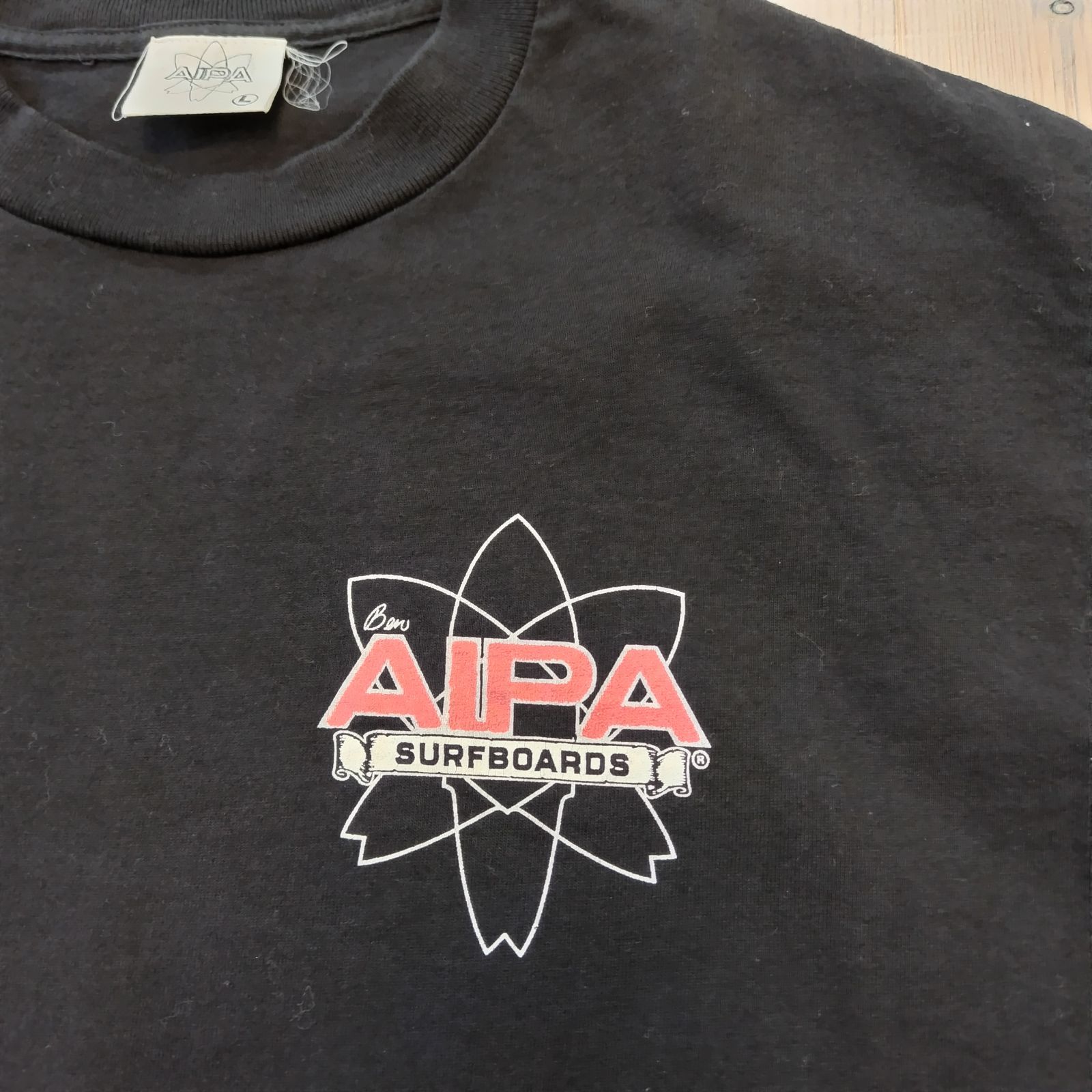 90s 90年代 vintage ヴィンテージ アメリカ製 USA製 MADE IN USA Ben AIPA SURFBOARDS ベン アイパ  サーフボード Tシャツ - メルカリ