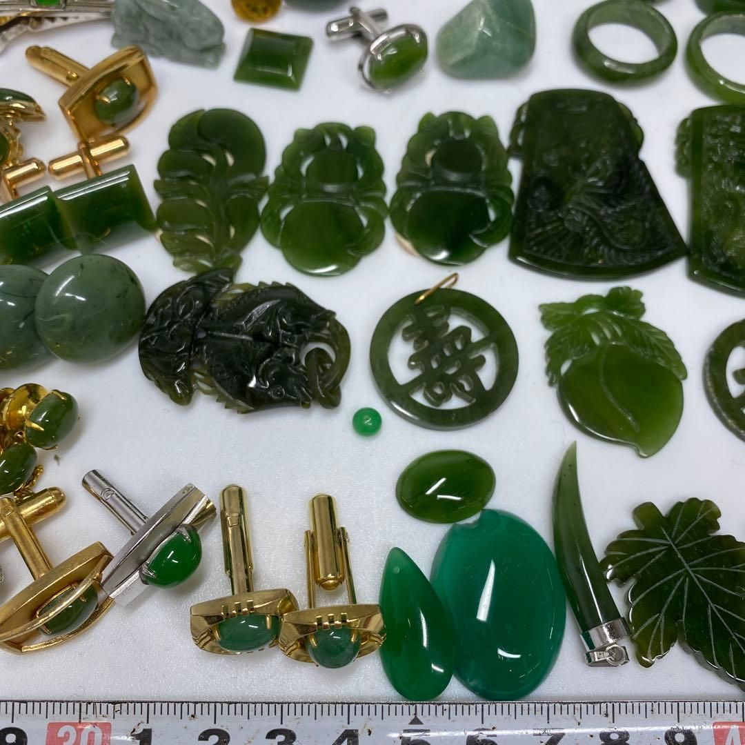 本翡翠 アクセサリー色々 256g 東里6-1128ア㉛ - メルカリ