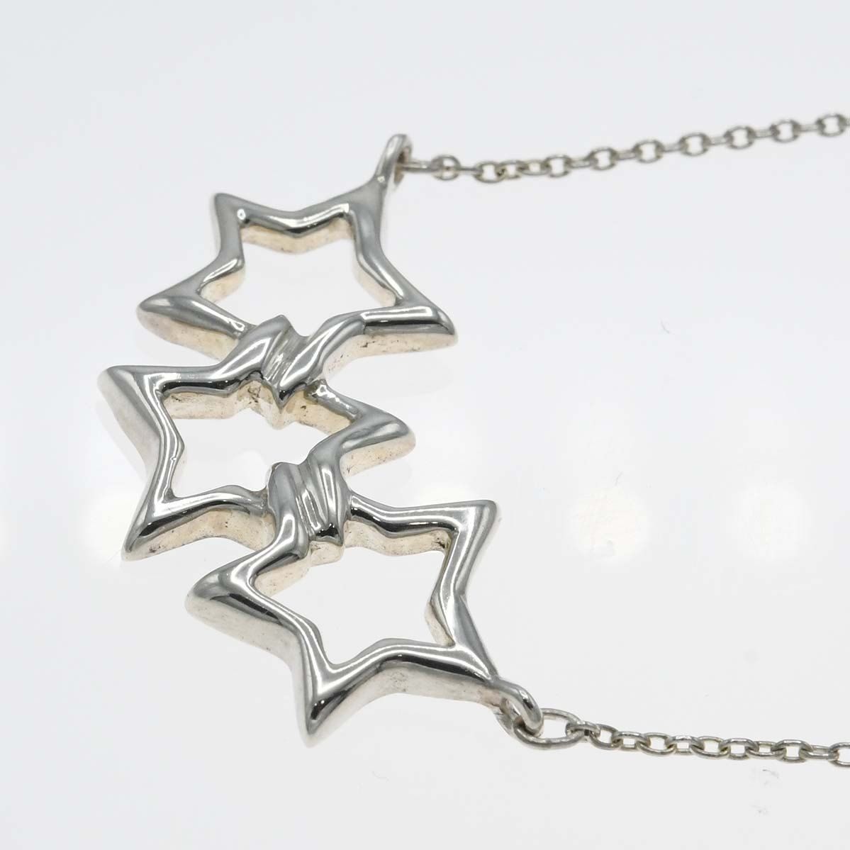TIFFANY&Co. ティファニー ネックレス トリプルスター 星 925 シルバー
