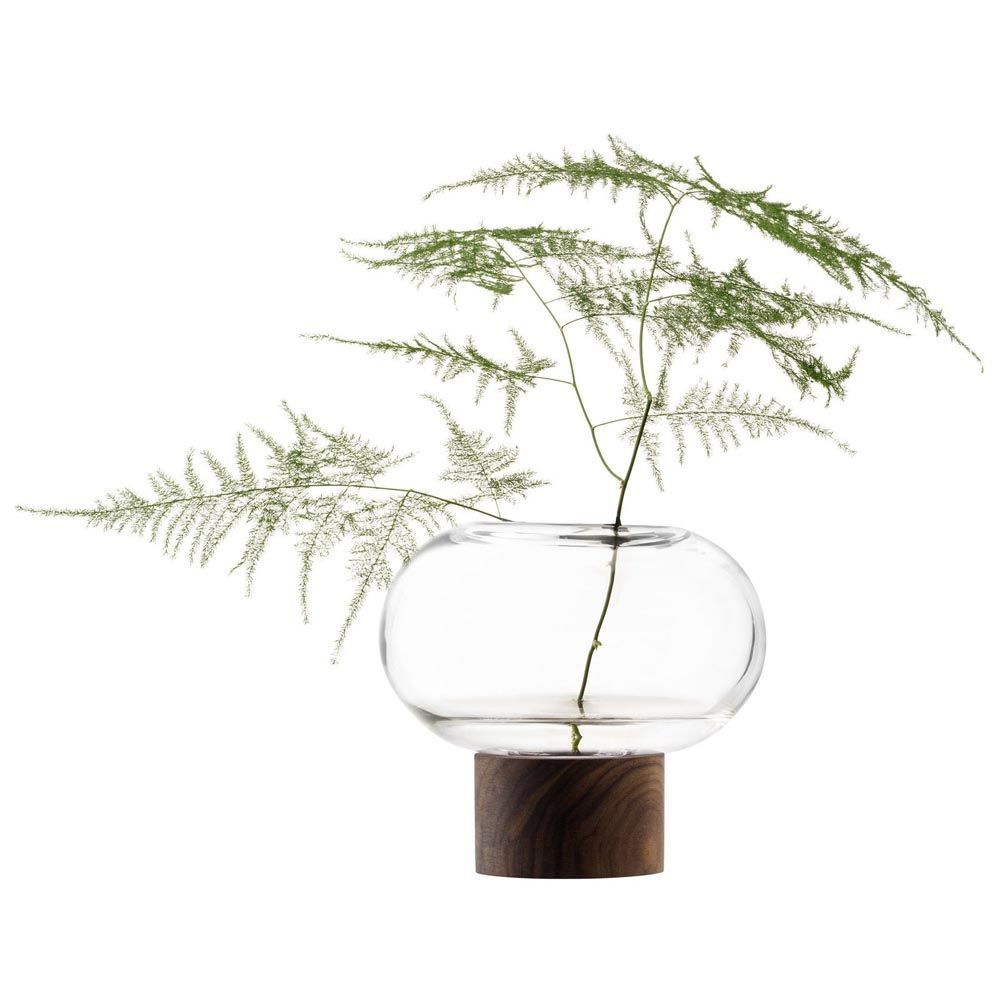 LSA OBLATE オブレート Vase G1718-13-301 クリア H13.5cm LOB08 エルエスエー フラワーベース 花器 花瓶