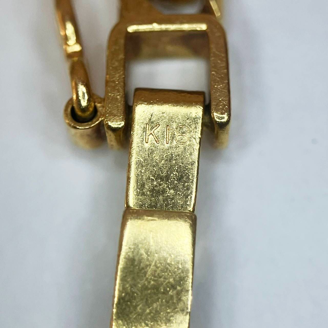 H1327】金 ゴールド K18 18金 750 6面喜平ネックレス 長さ：約62cm