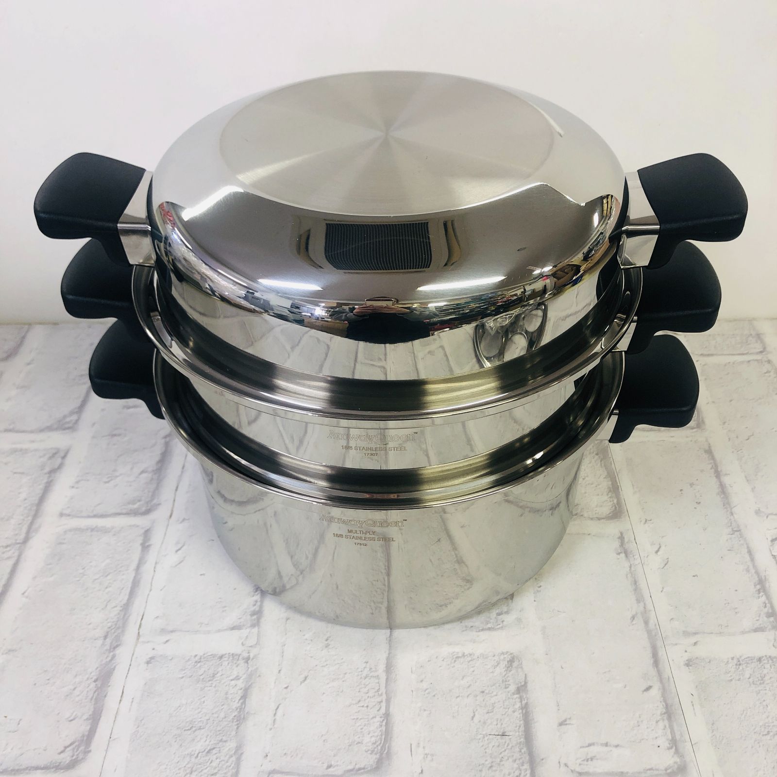 値下げアムウェイクイーンクック☆6Lシチューパンセット