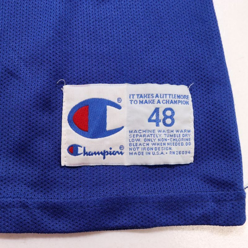 90s USA製 NBA vintage Champion ニューヨーク・ニックス パトリック 