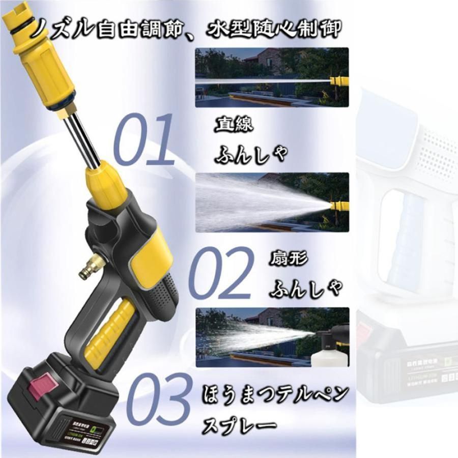 高圧洗浄機 充電式 コードレス 18vの通販 マキタ互換 - 価格.com