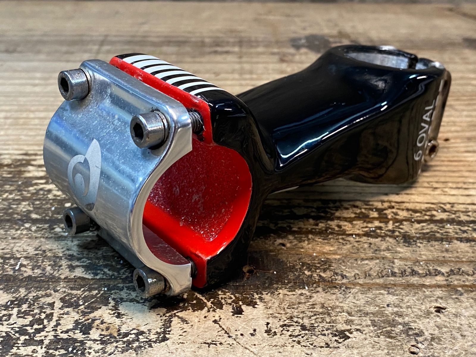 JI578 グラファイトデザイン Graphite Design 6オーバル 6 OVAL アルミ ステム 90mm Φ31.8 OS 6°