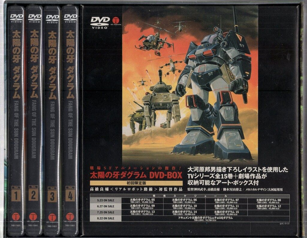 太陽の牙ダグラム DVD BOX 販売・買取 太陽の牙ダグラムDVDBOXⅡ,Ⅲ