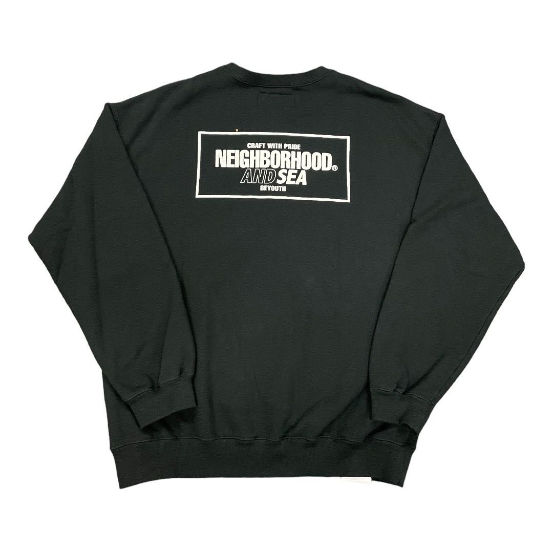 美品 WIND AND SEA x NEIGHBORHOOD Sweatshirt LS Black コラボ