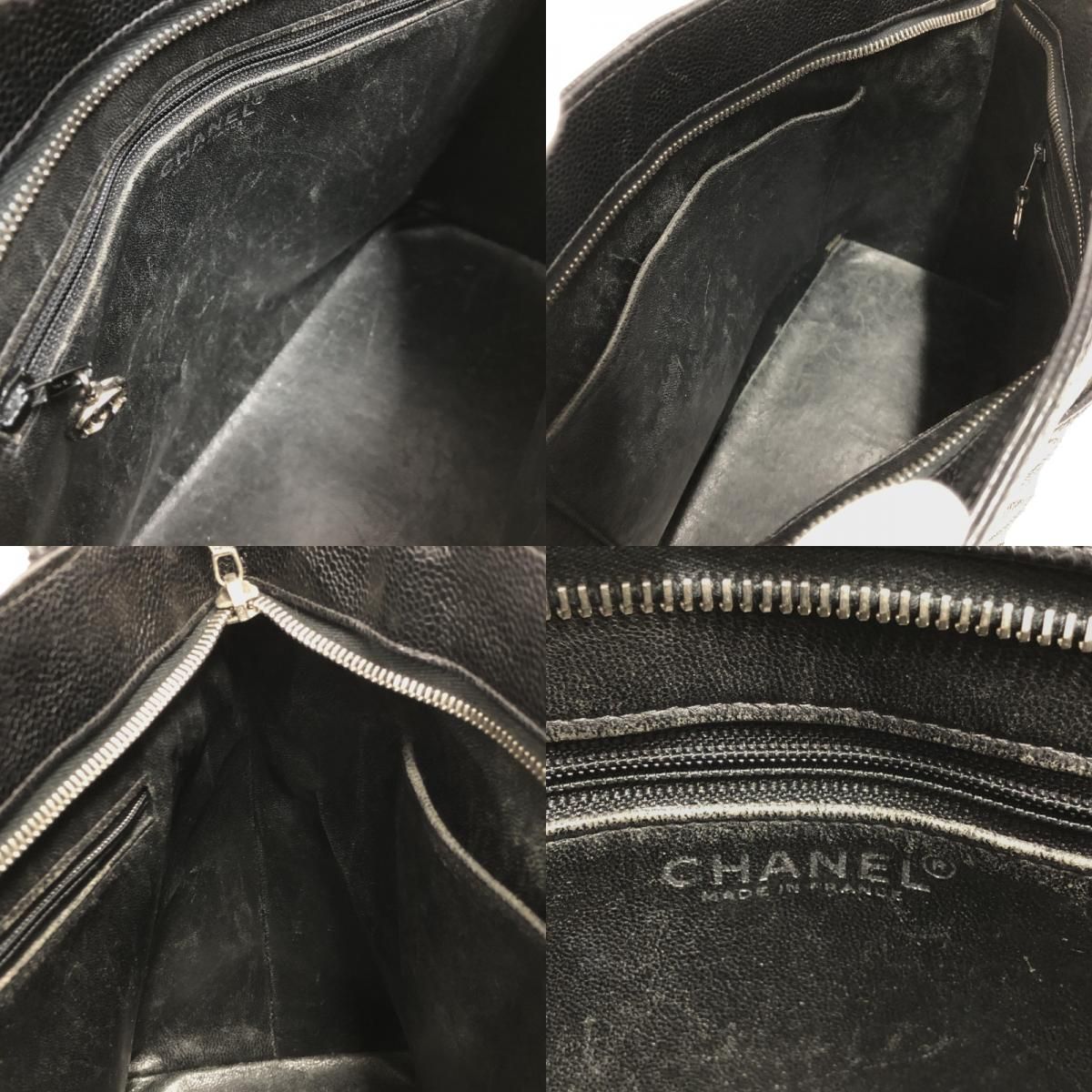 シャネル CHANEL 復刻トート A01804 6番台 ブラック シルバー金具 ...