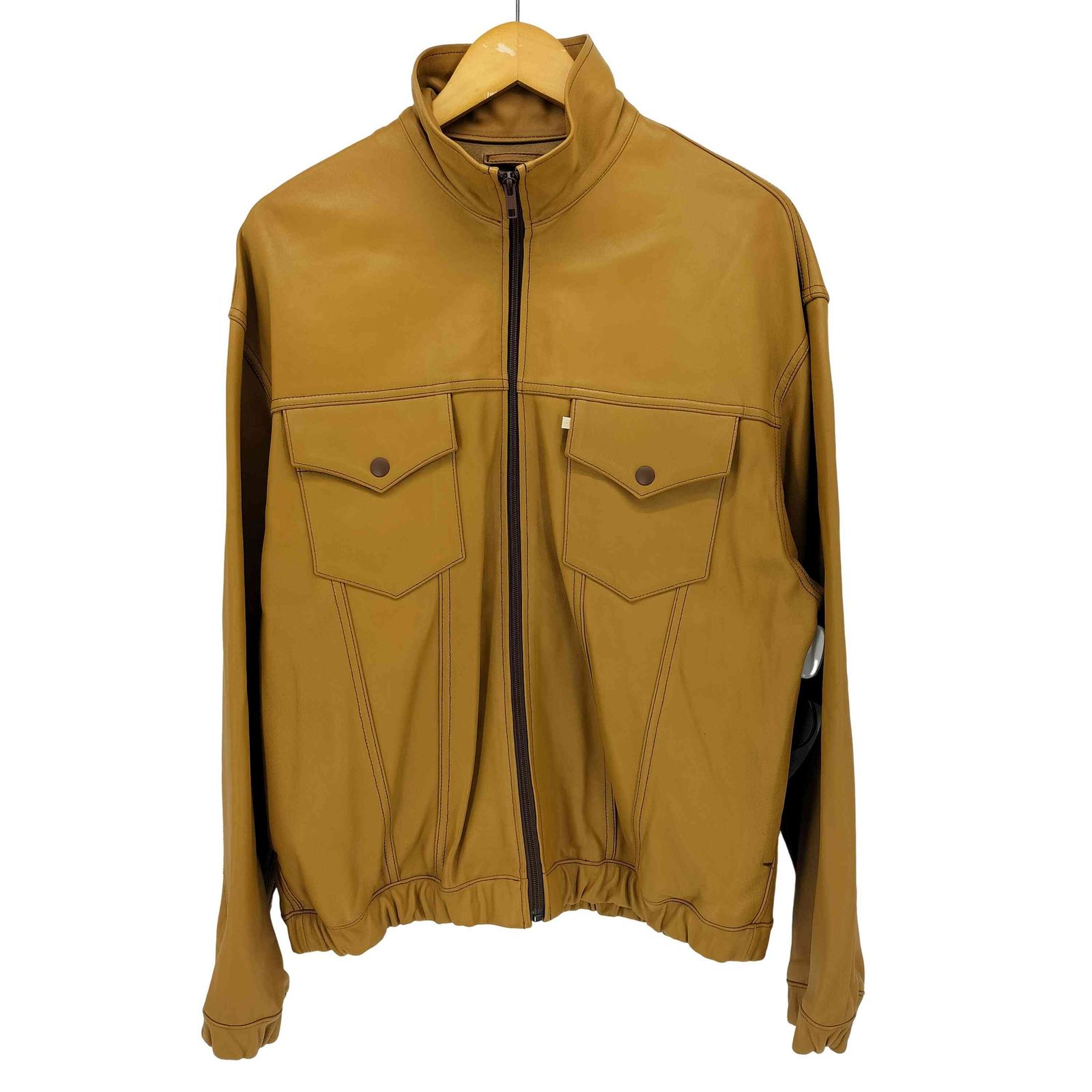 ウエストオーバーオールズ WESTOVERALLS  別注レザートラックジャケット leather track jacket F タ イプ メンズ 表記無 