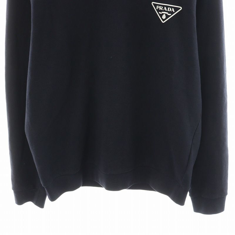 プラダ PRADA 2022 三角ロゴ スウェット トレーナー XL 紺