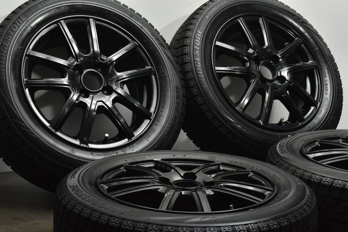 軽自動車向け ブリヂストン VRX2 155⁄65R14 ホイールセット 軽用 美品 