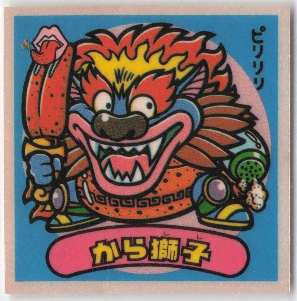 旧ビックリマン チョコ版 28弾P1ヘッドコンプ① ビックリマンシール