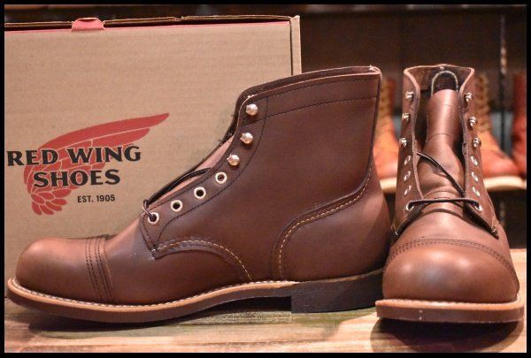 Red Wing ブラウン レースアップブーツ 8E 楽天市場】RED WING CLARA レッドウィング クララ ブーツ