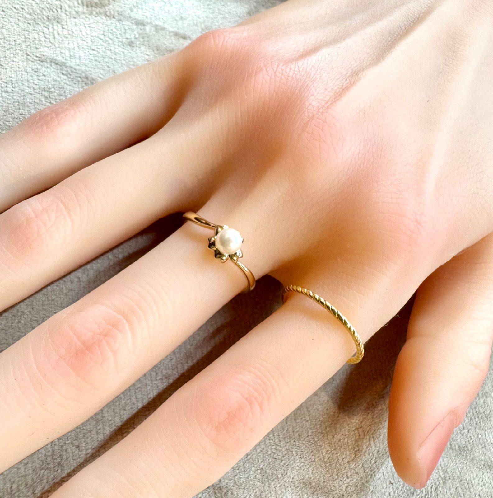 TASAKI◇K18YG*17号*桜モチーフパールリング*真珠*タサキ - メルカリ 