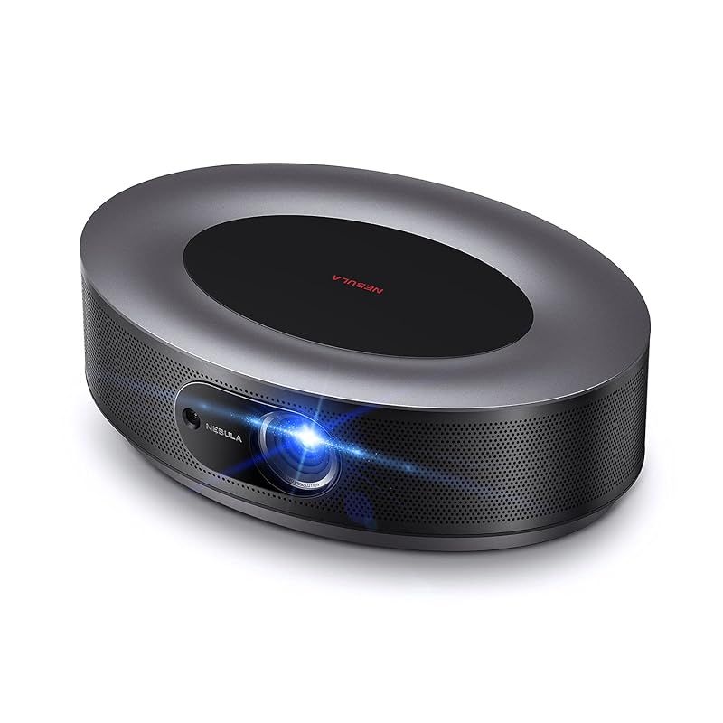 Anker NEBULA ネビュラ Cosmos フルHD 1080p | Android TV 9.0搭載 | スマートプロジェクター|家庭用 | 810ANSIルーメン | 最大120インチ投影 | オートフォーカス機能 | 20Wスピ 1