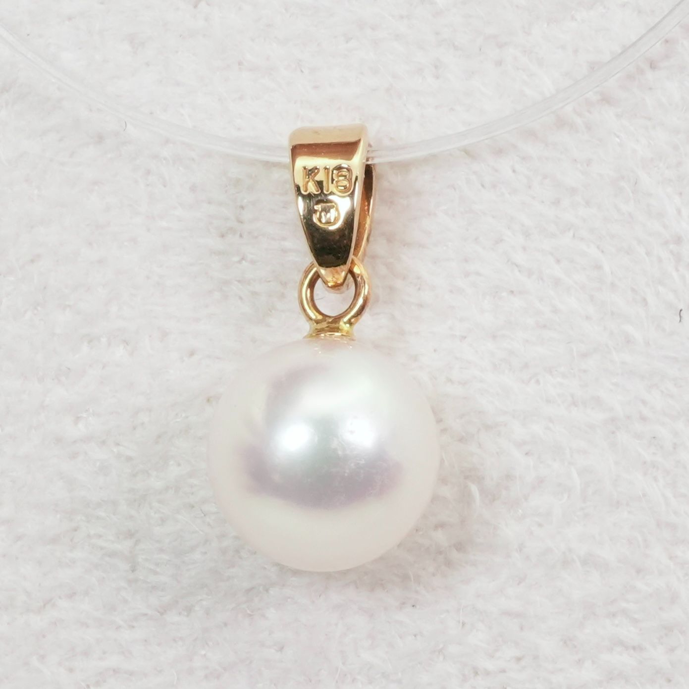 ミキモト　K18 パール　真珠　ネックレス　希少品 ミキモト K18 パール ネックレストップ 一粒 真珠/24-4544 - メルカリ