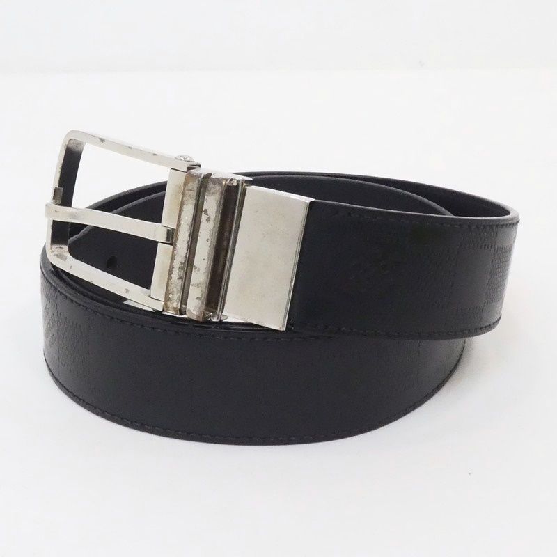 ルイヴィトン ベルト サンチュール ボストン 85⁄34 ダミエアンフィニ