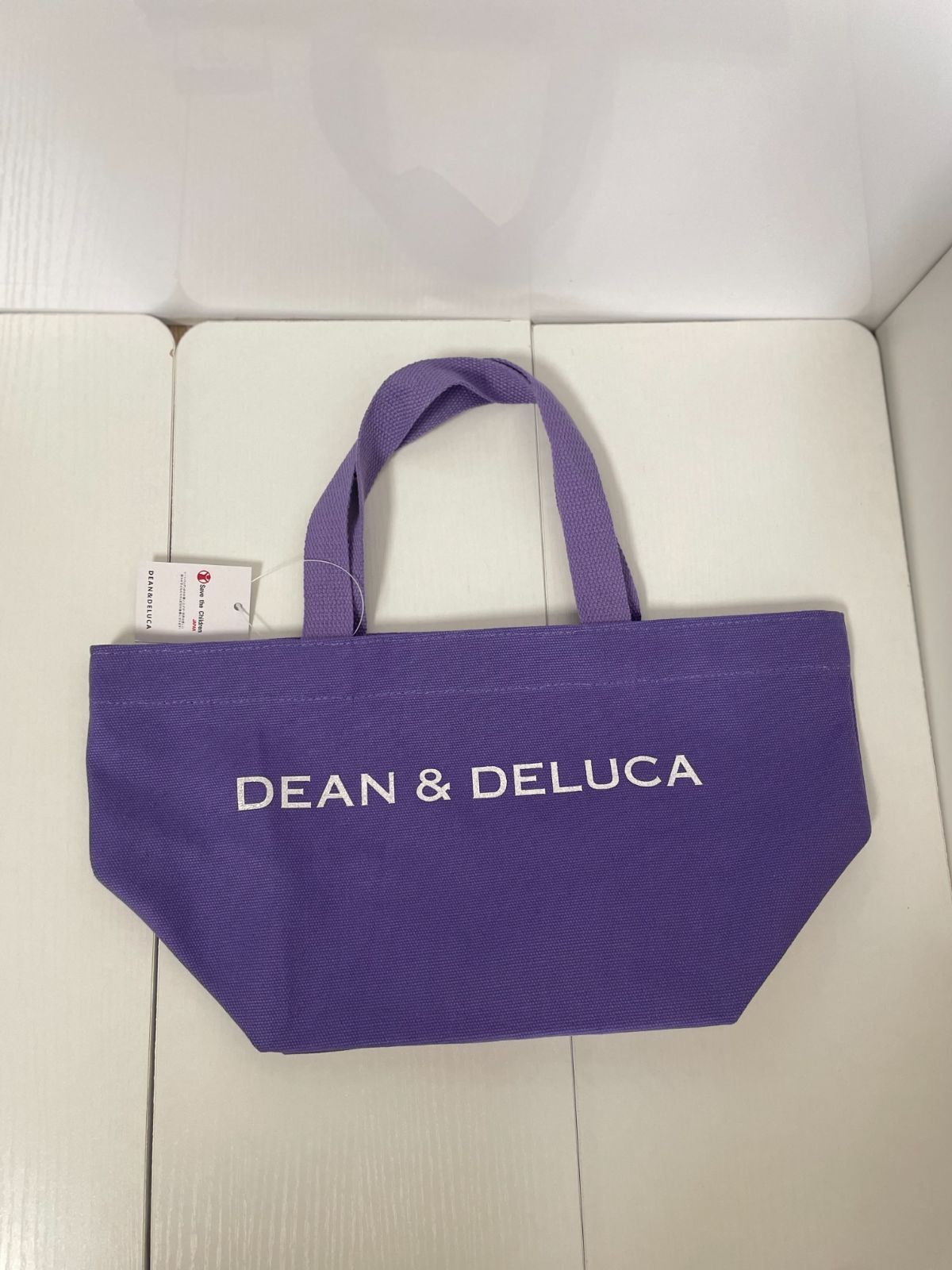 DEAN&DELUCA チャリティートートバッグ バイオレット ハンドバッグ 紫 パープル　Ｓサイズ