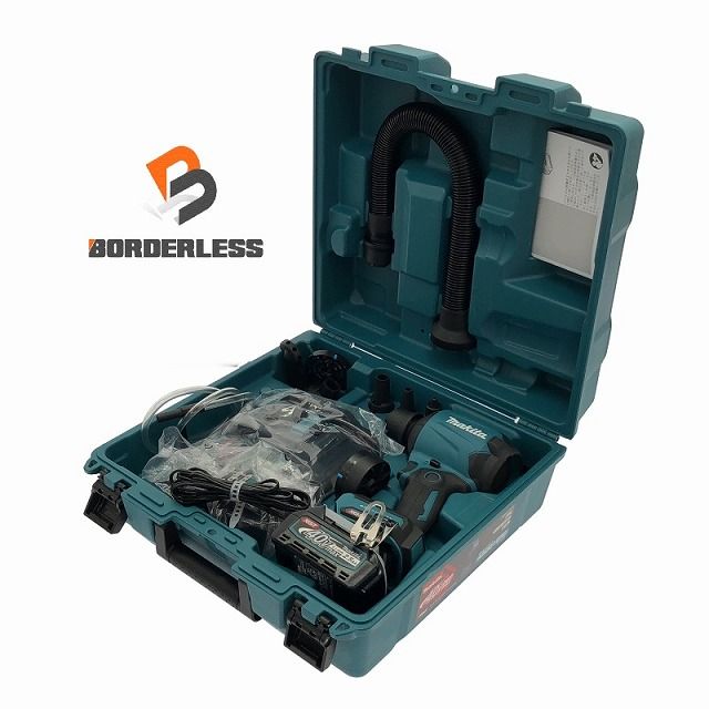 makita マキタ 40vmax 充電式エアダスタ AS001GRD バッテリー BL4025 充電器 アタッチメント ケース付き 111521