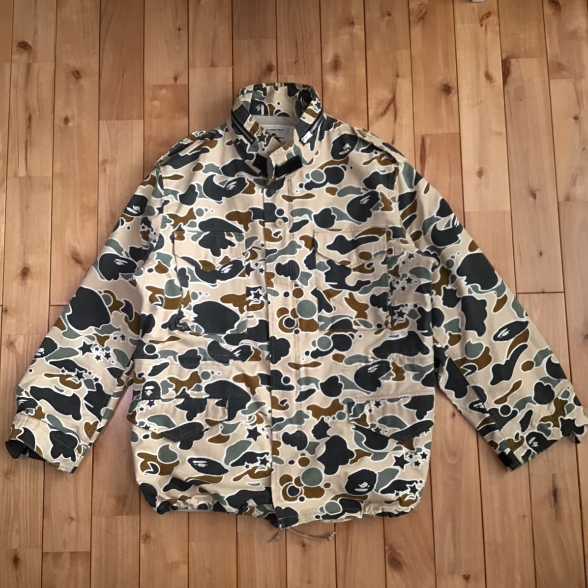 BAPE camo M65 ジャケット ベイプ ape 000000007027 - メルカリ