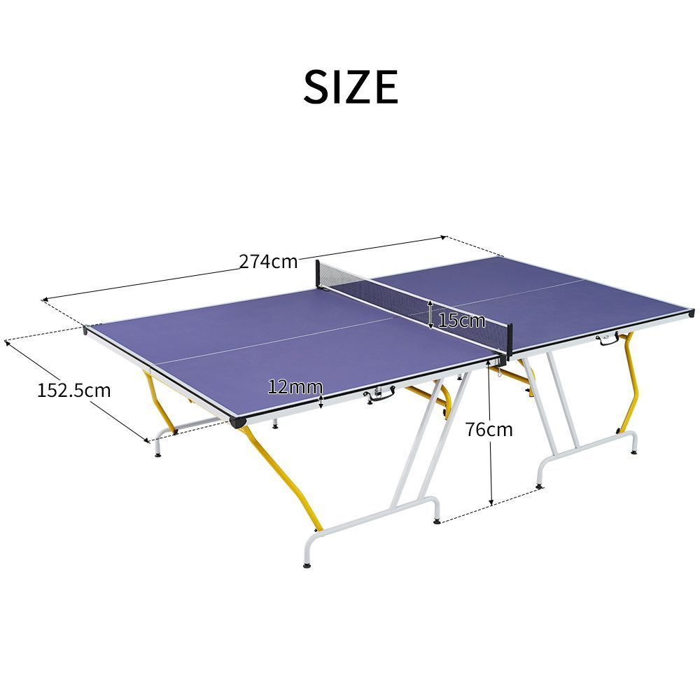 卓球台 国際規格サイズ セパレート式 簡単組立 専用ネット付 ラケット付 ピンポン球付 折りたたみ 収納でき 自主練 - 購入可能商品