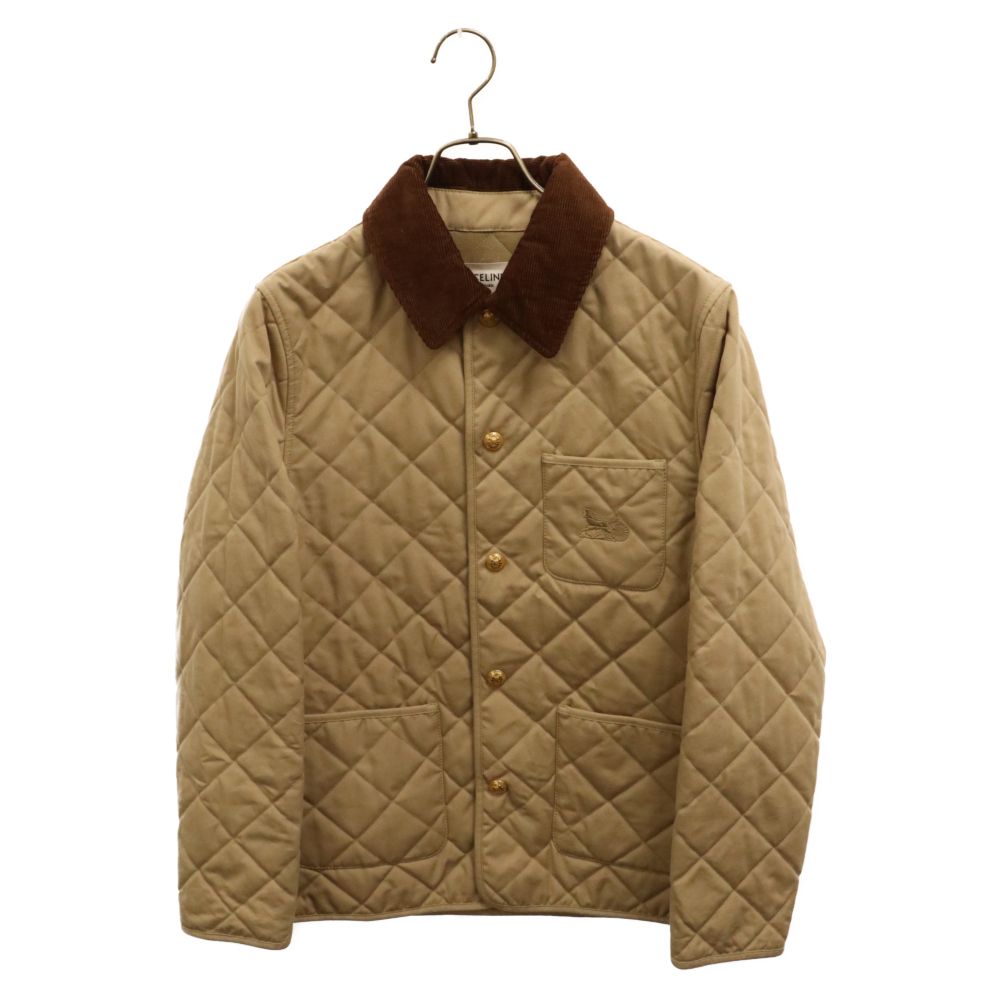 CELINE ベージュ　キルティング ケース CELINE セリーヌ マカダム トリオンフ PVC×レザー 6連 キー