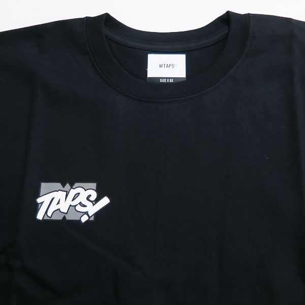 WTAPS ダブルタップス 22AW TOON! TEE 222PCDT-ST02S トゥーン Tシャツ ブラック ショートスリーブ 半袖 カットソー